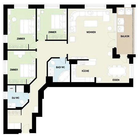 165 Qm Moderne 4 Mit Bergsicht - Piz Alpina Apartment Davos